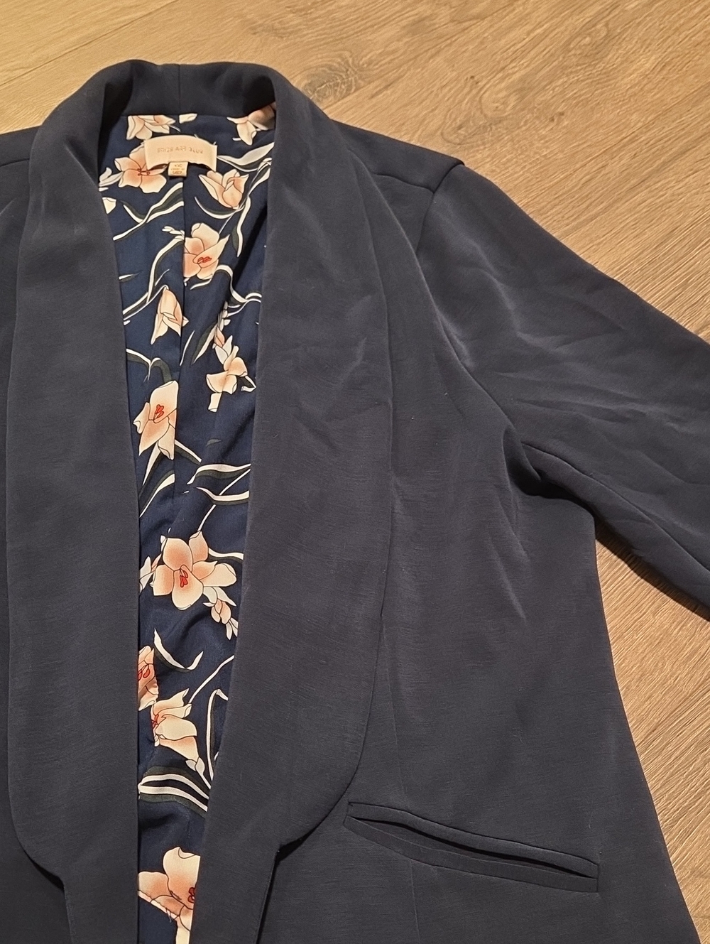 Skies Are Blue Modal Blend Open Front Blazer - Picture 4 of 11